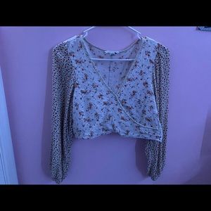 summer/fall vibes crop top. the absolute cutest!